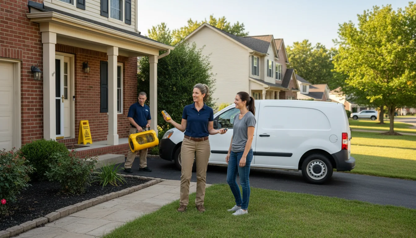 Water restoration image for Fire And Smoke Damage Restoration in Cambridge, OH